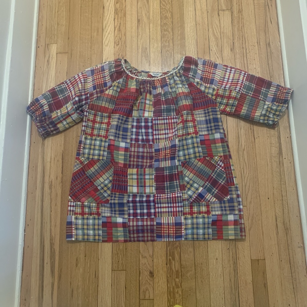 Vintage Patchwork Chore Dress